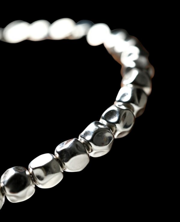 Formless Silver Discs Bracelet - Image 3
