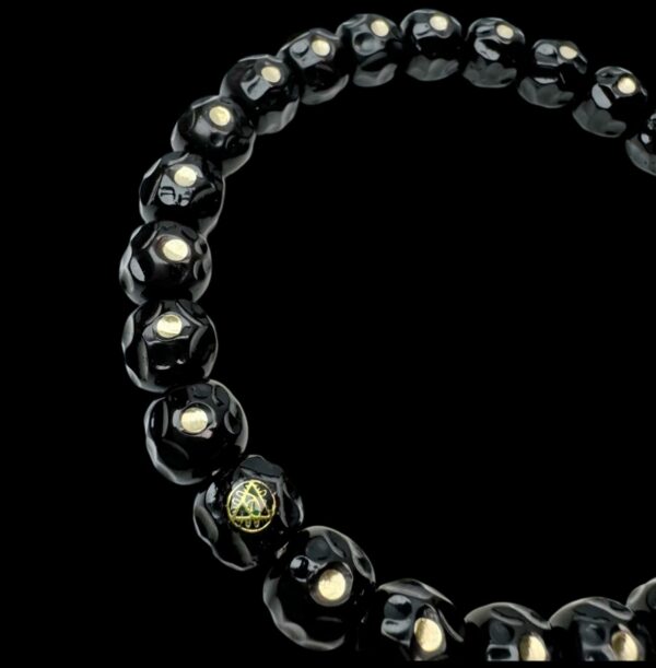 Obsidian Coconut Pedicle Bracelet - Image 2