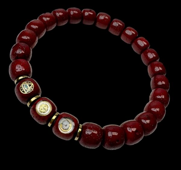 Ruby Star-Moon Bodhi Bracelet