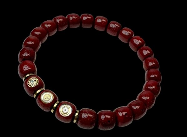 Ruby Star-Moon Bodhi Bracelet - Image 3