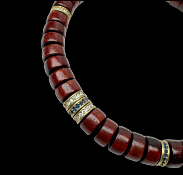 Crimson Sandalwood Bracelet - Image 3