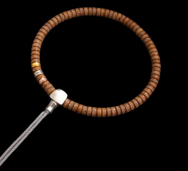 Lucky Rat Disk Bead Bracelet