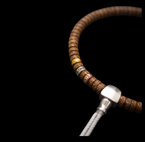 Lucky Rat Disk Bead Bracelet - Image 4