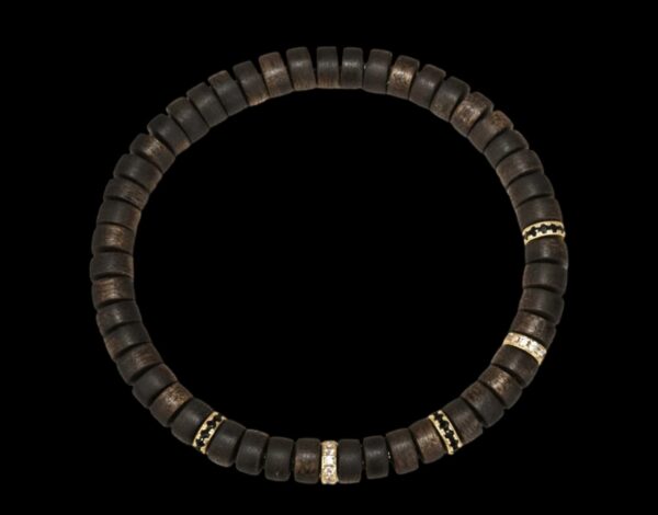 Divine Agarwood Discs Bracelet